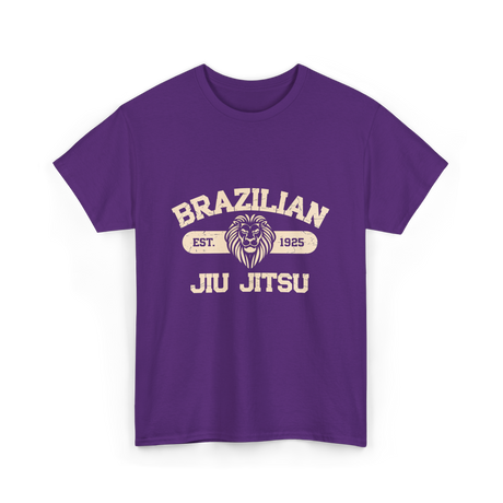 Brazilian Jiu Jitsu BJJ Lion T-Shirt - Purple