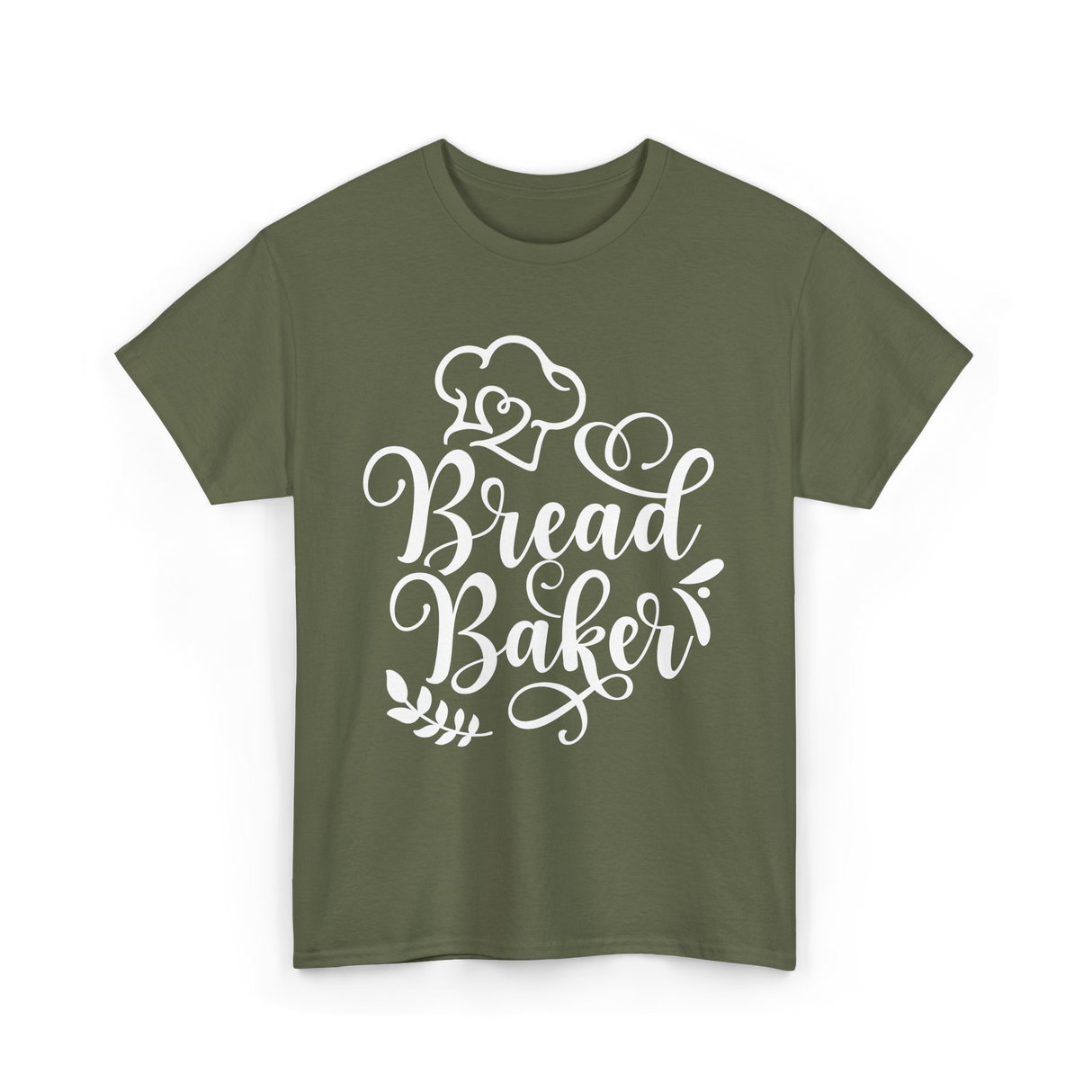 Bread Baker Baking Baker T-Shirt - Military Green