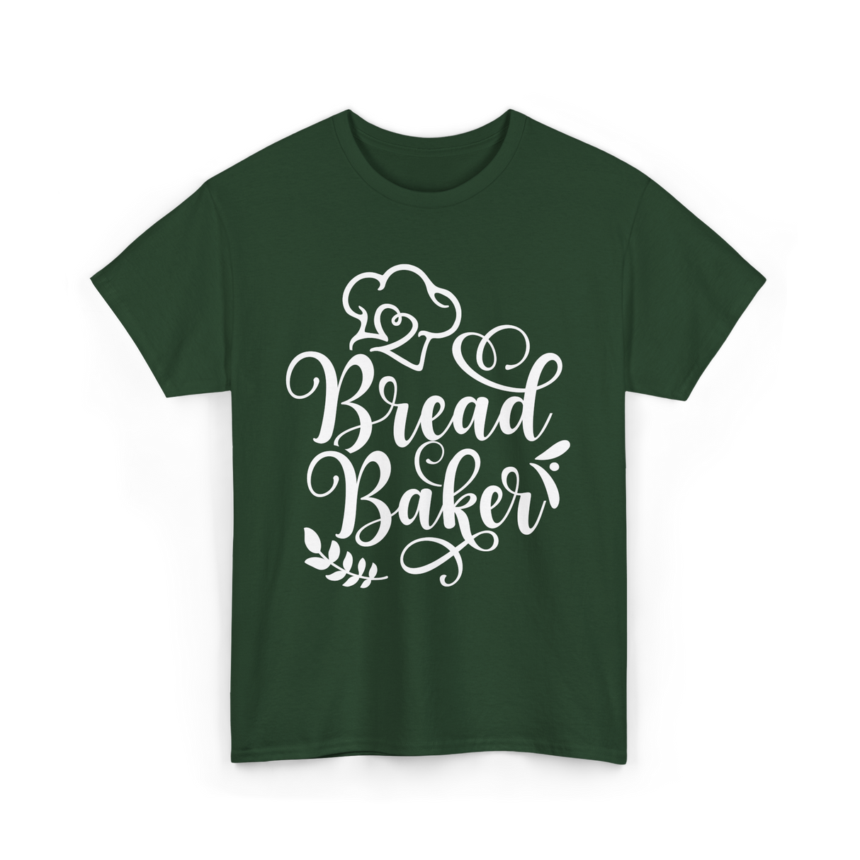 Bread Baker Baking Baker T-Shirt - Forest Green