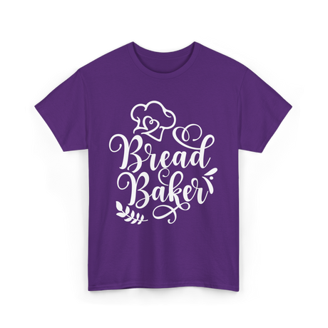 Bread Baker Baking Baker T-Shirt - Purple