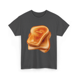 Bread Toast Food Toasting T-Shirt - Dark Heather