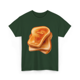 Bread Toast Food Toasting T-Shirt - Forest Green