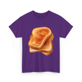 Bread Toast Food Toasting T-Shirt - Purple