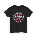 Breast Cancer Survivor Awareness Survivor T-Shirt - Black