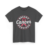 Breast Cancer Survivor Awareness Survivor T-Shirt - Dark Heather