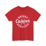 Breast Cancer Survivor Awareness Survivor T-Shirt - Red