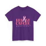 Breast Cancer Survivor Awareness T-Shirt - Purple