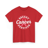 Breast Cancer Survivor Awareness T-Shirt - Red