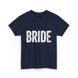 Bride Bridal Wedding T-Shirt - Navy