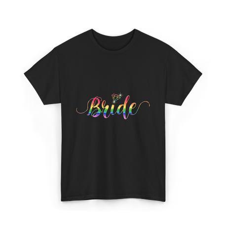 Bride Rainbow Pride T-Shirt - Black