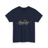 Bride Rainbow Pride T-Shirt - Navy