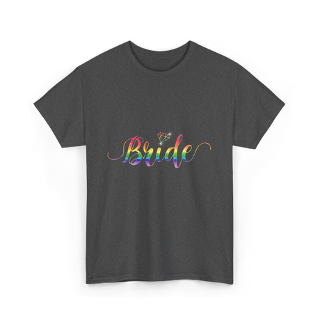 Bride Rainbow Pride T-Shirt - Dark Heather