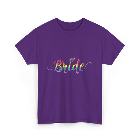 Bride Rainbow Pride T-Shirt - Purple