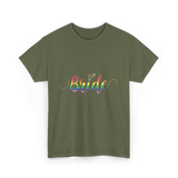 Bride Rainbow Pride T-Shirt - Military Green