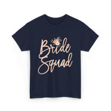 Bride Squad Bridal Party T-Shirt - Navy