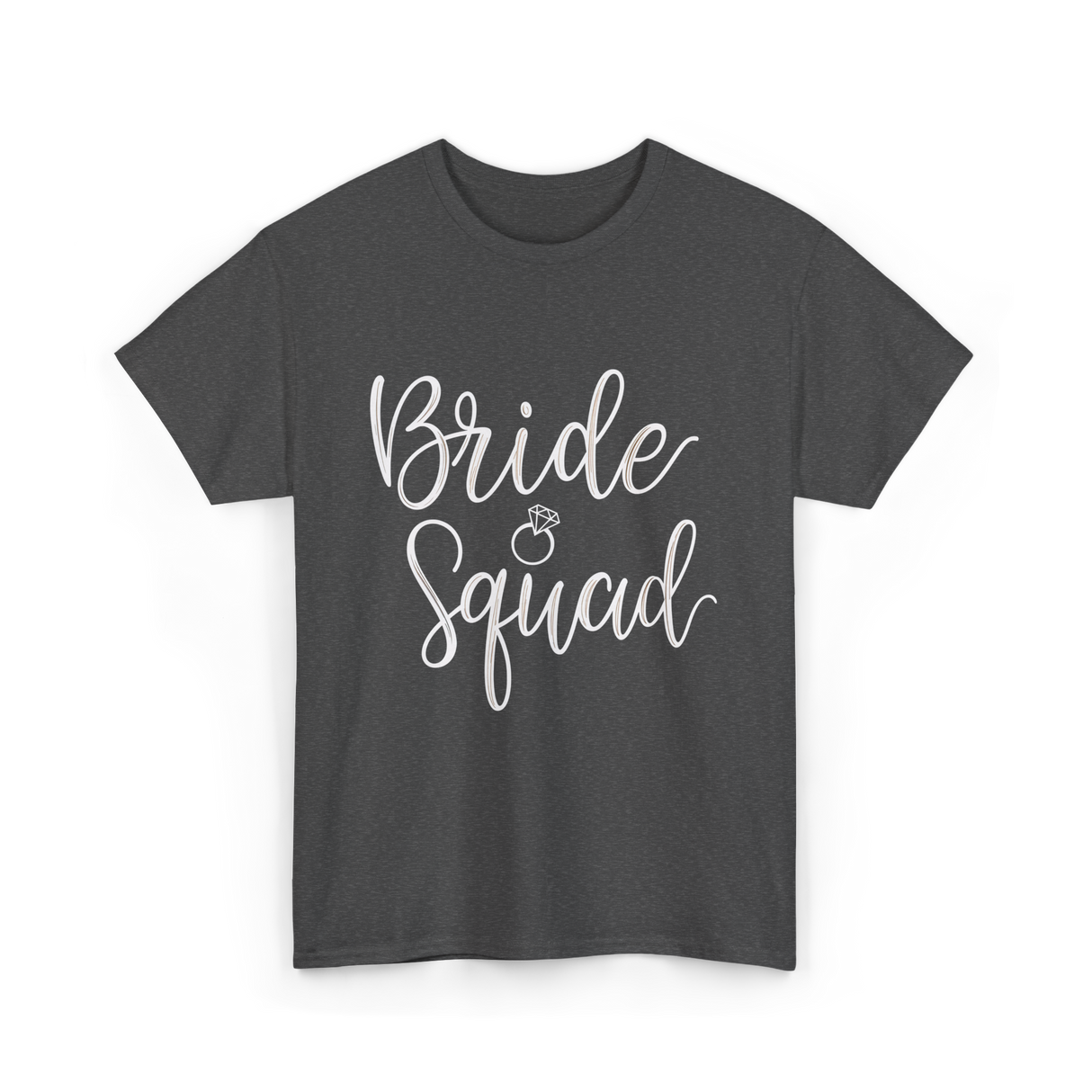 Bride Squad Bridal Party T-Shirt - Dark Heather