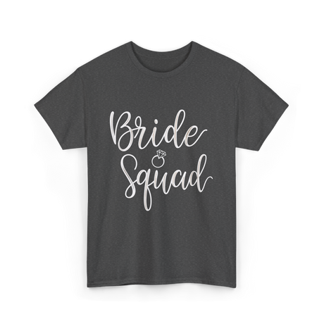 Bride Squad Bridal Party T-Shirt - Dark Heather