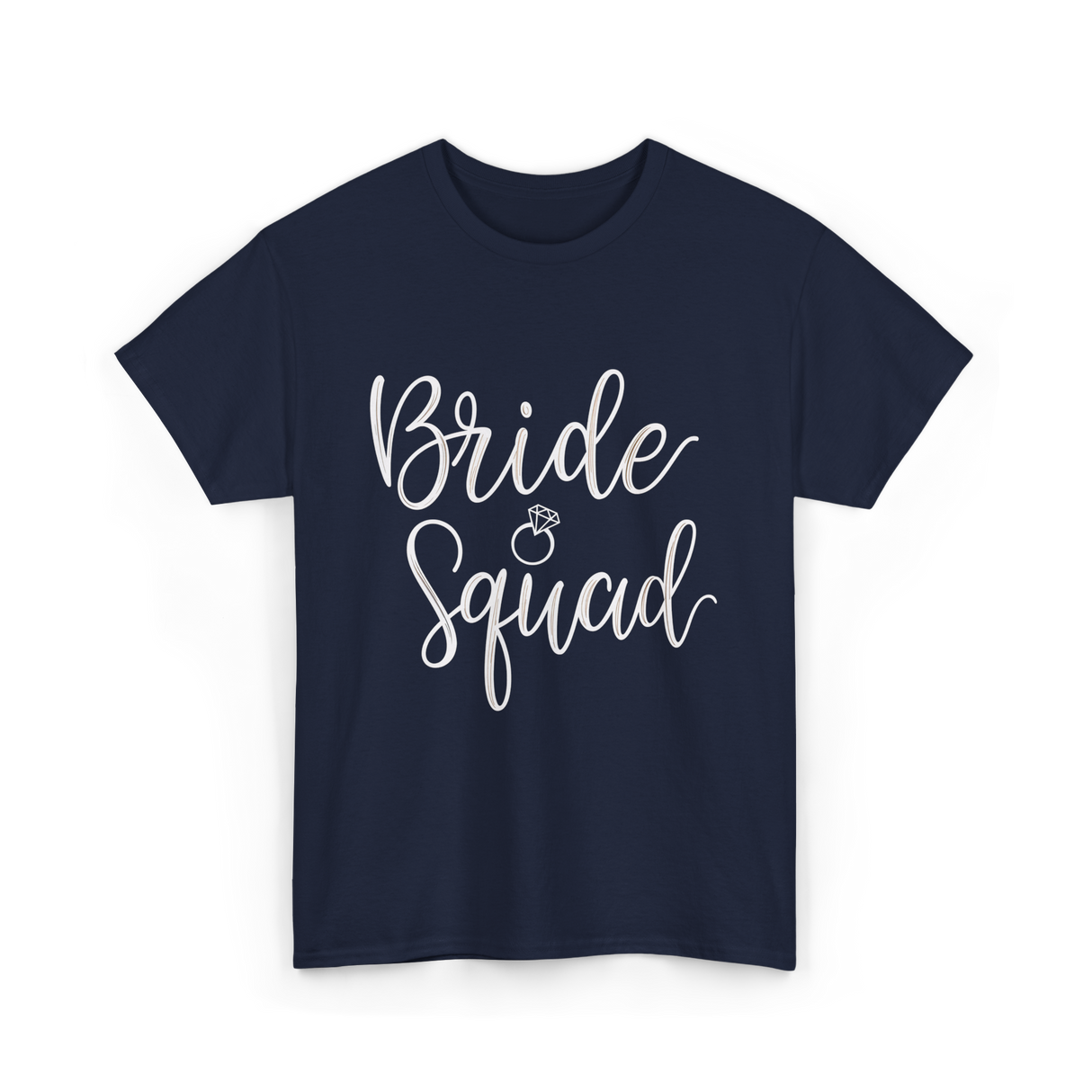 Bride Squad Bridal Party T-Shirt - Navy