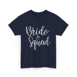 Bride Squad Bridal Party T-Shirt - Navy