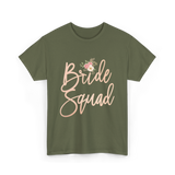 Bride Squad Bridal Party T-Shirt - Military Green