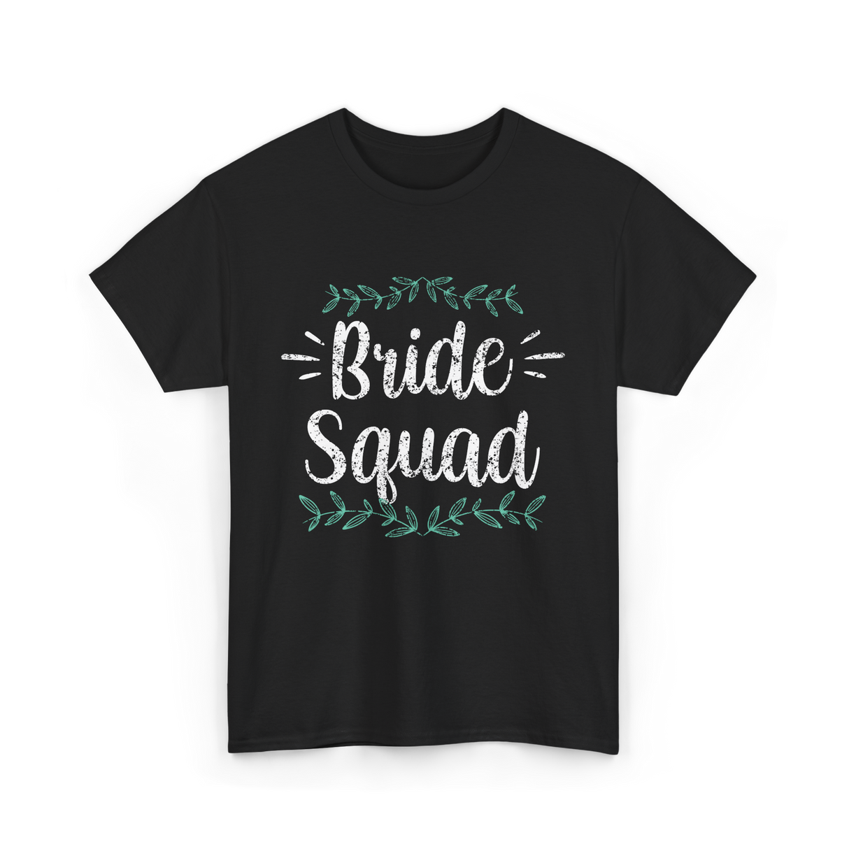 Bride Squad Party Wedding T-Shirt - Black