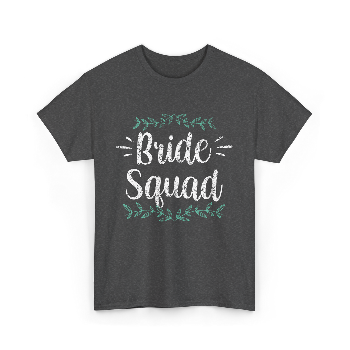 Bride Squad Party Wedding T-Shirt - Dark Heather