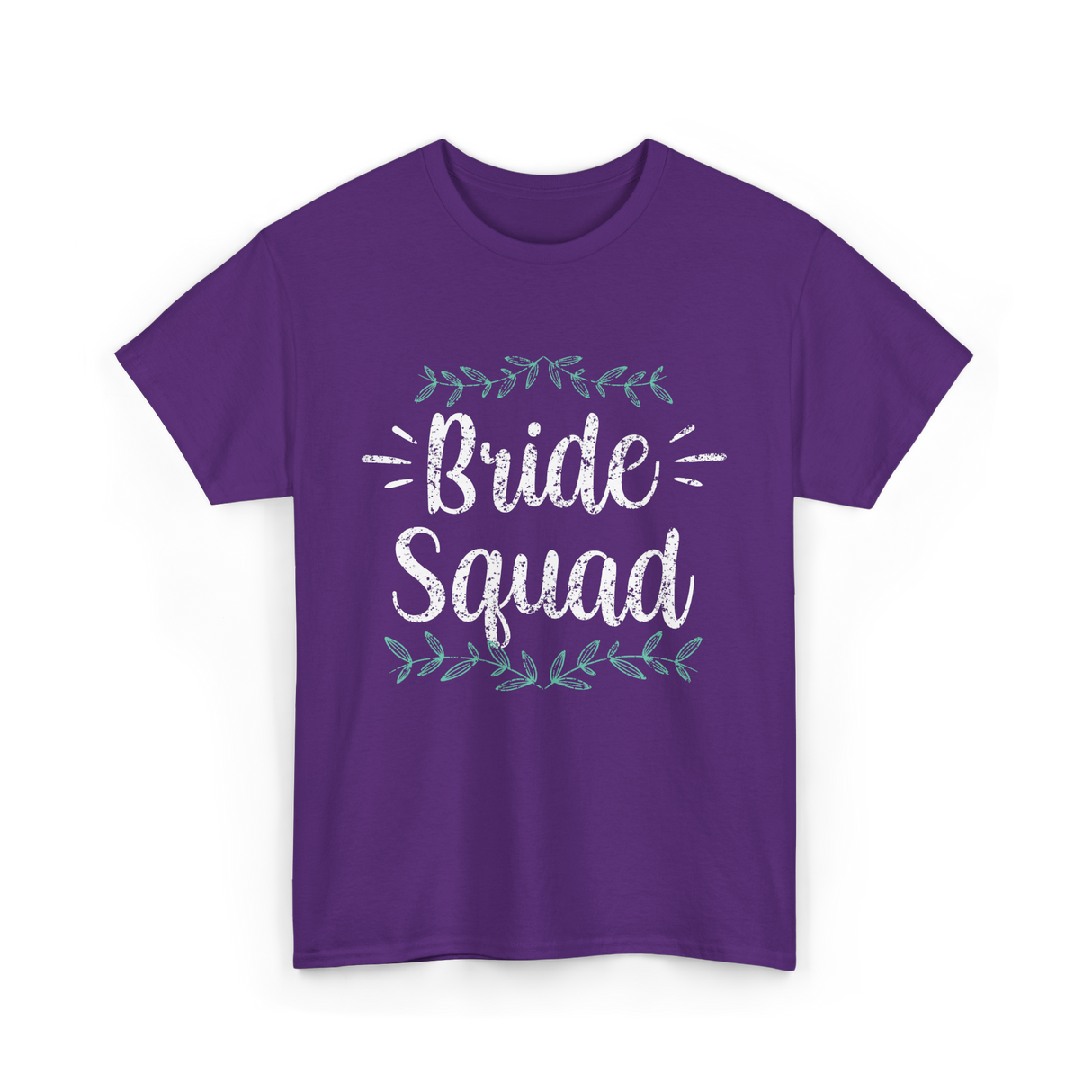 Bride Squad Party Wedding T-Shirt - Purple