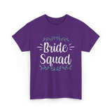 Bride Squad Party Wedding T-Shirt - Purple