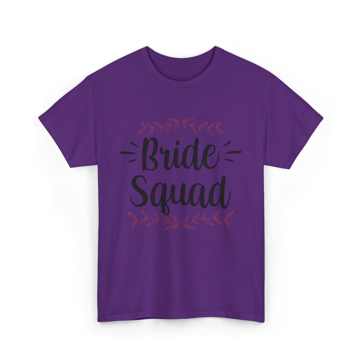 Bride Squad Wedding Bachelorette T-Shirt - Purple
