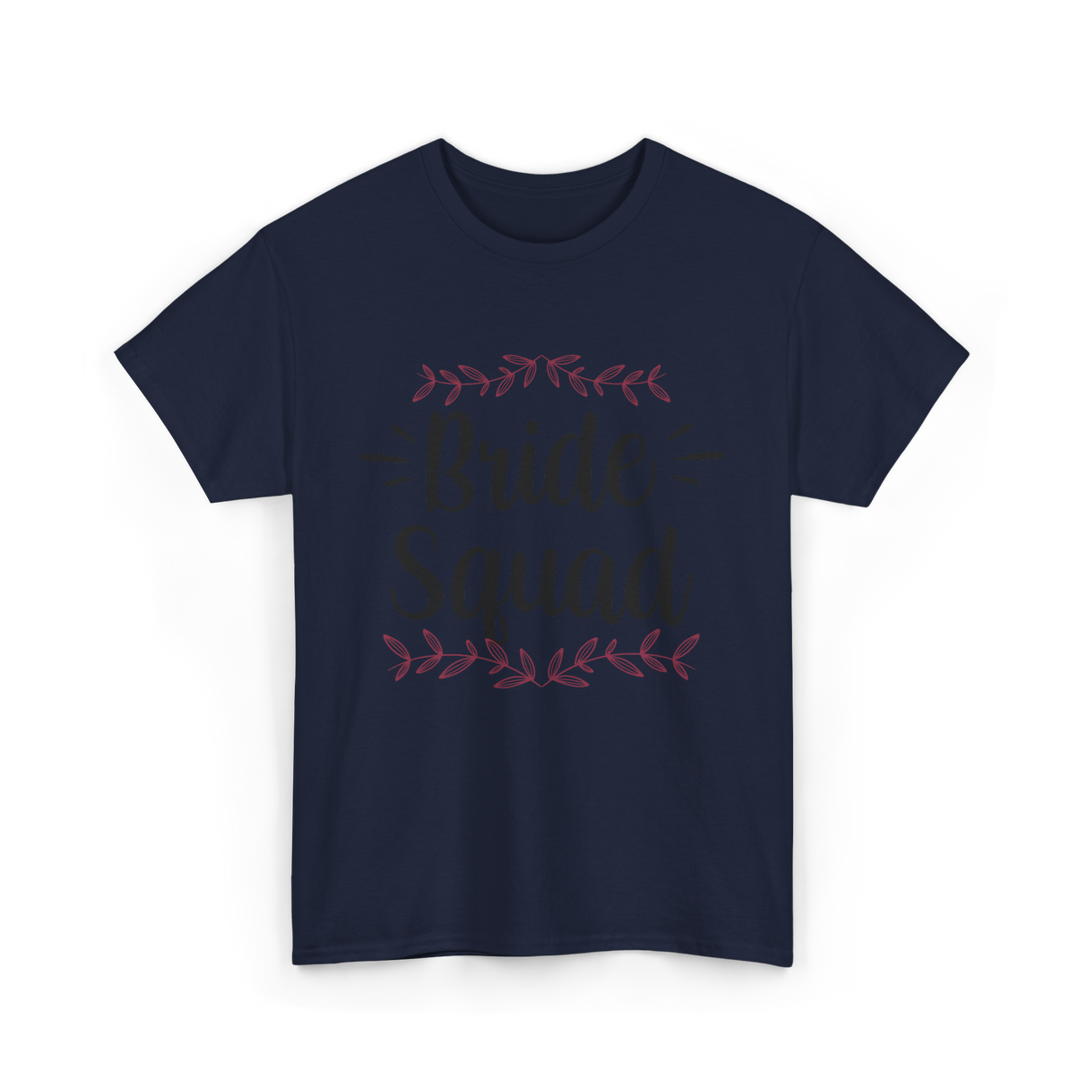 Bride Squad Wedding Bachelorette T-Shirt - Navy