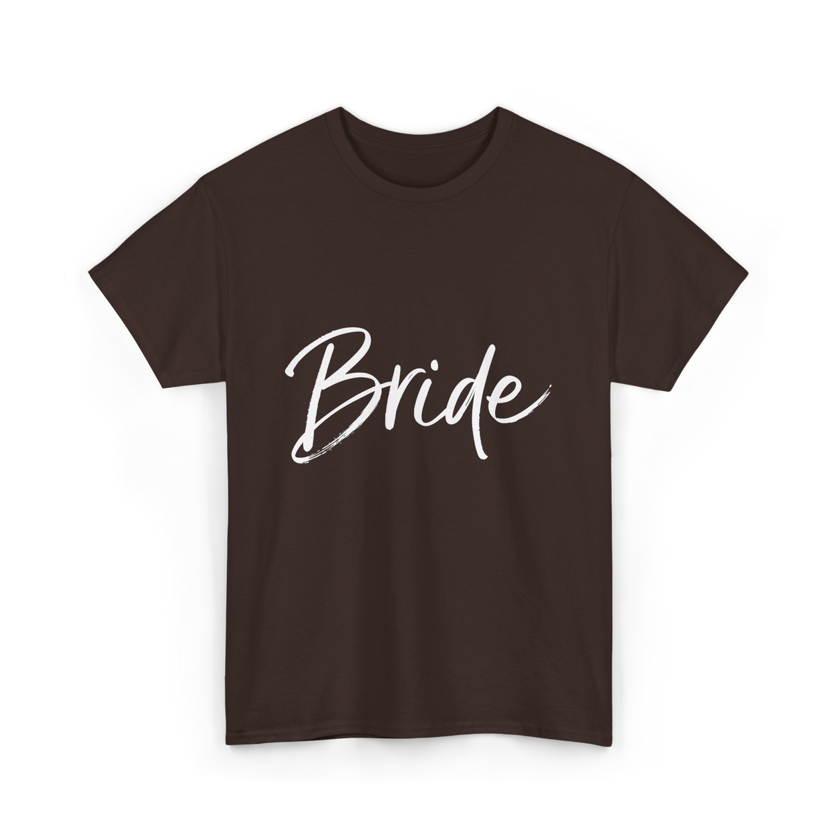 Bride Wedding Bride T-Shirt - Dark Chocolate