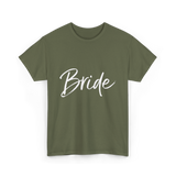 Bride Wedding Bride T-Shirt - Military Green