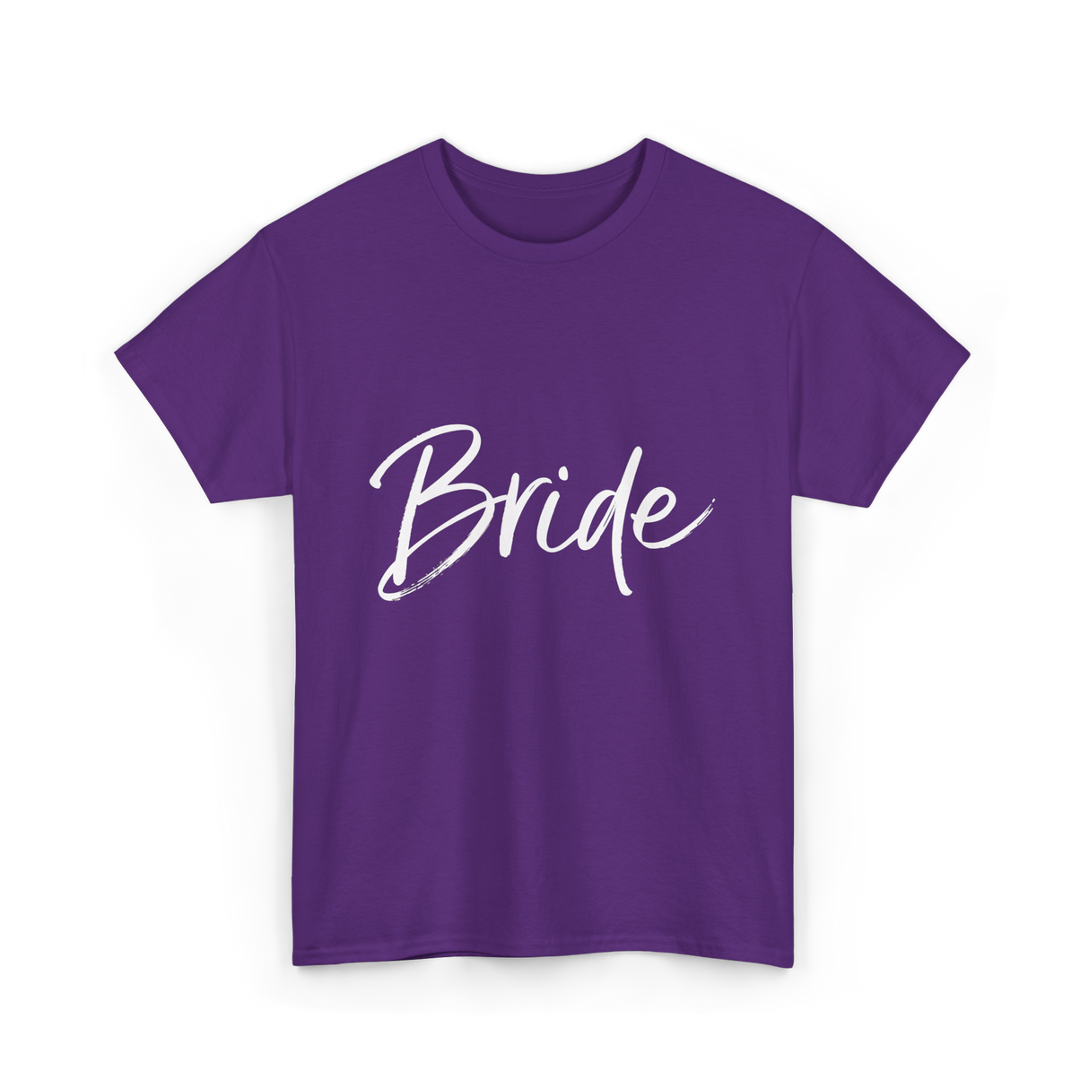 Bride Wedding Bride T-Shirt - Purple