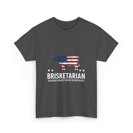 Brisketarian Barbecue Brisket BBQ T-Shirt - Dark Heather