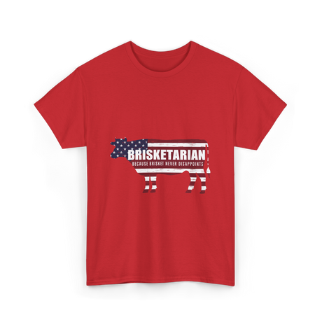 Brisketarian Because Brisket T-Shirt - Red