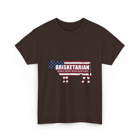 Brisketarian Because Brisket T-Shirt - Dark Chocolate