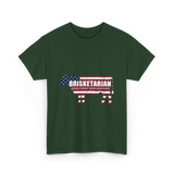 Brisketarian Because Brisket T-Shirt - Forest Green