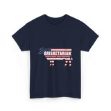 Brisketarian Because Brisket T-Shirt - Navy