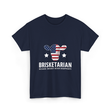 Brisketarian Brisket BBQ Lover T-Shirt - Navy