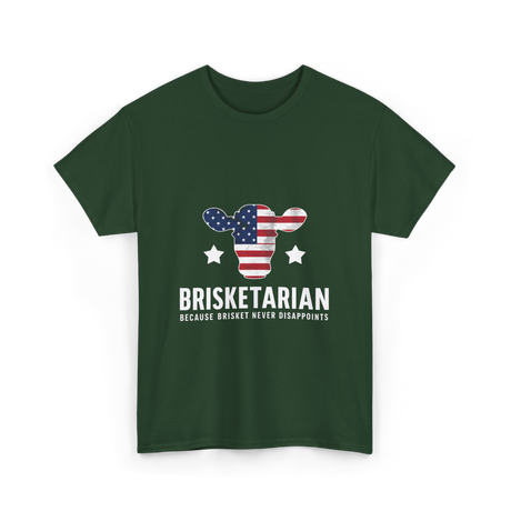 Brisketarian Brisket BBQ Lover T-Shirt - Forest Green