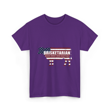 Brisketarian Brisket BBQ Lover T-Shirt - Purple