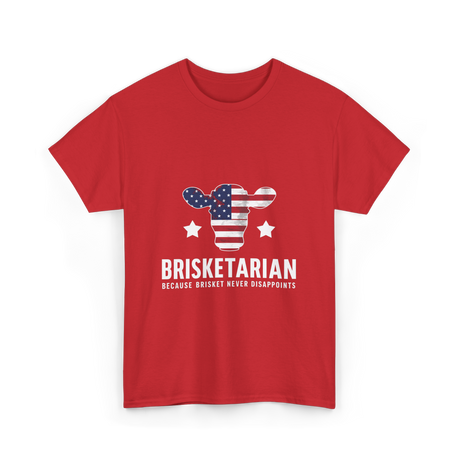 Brisketarian Brisket BBQ Lover T-Shirt - Red