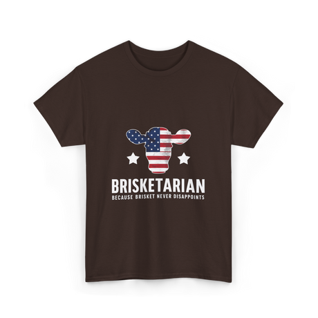 Brisketarian Brisket BBQ Lover T-Shirt - Dark Chocolate