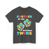 Brother Of The Birthday Twins T-Shirt - Dark Heather