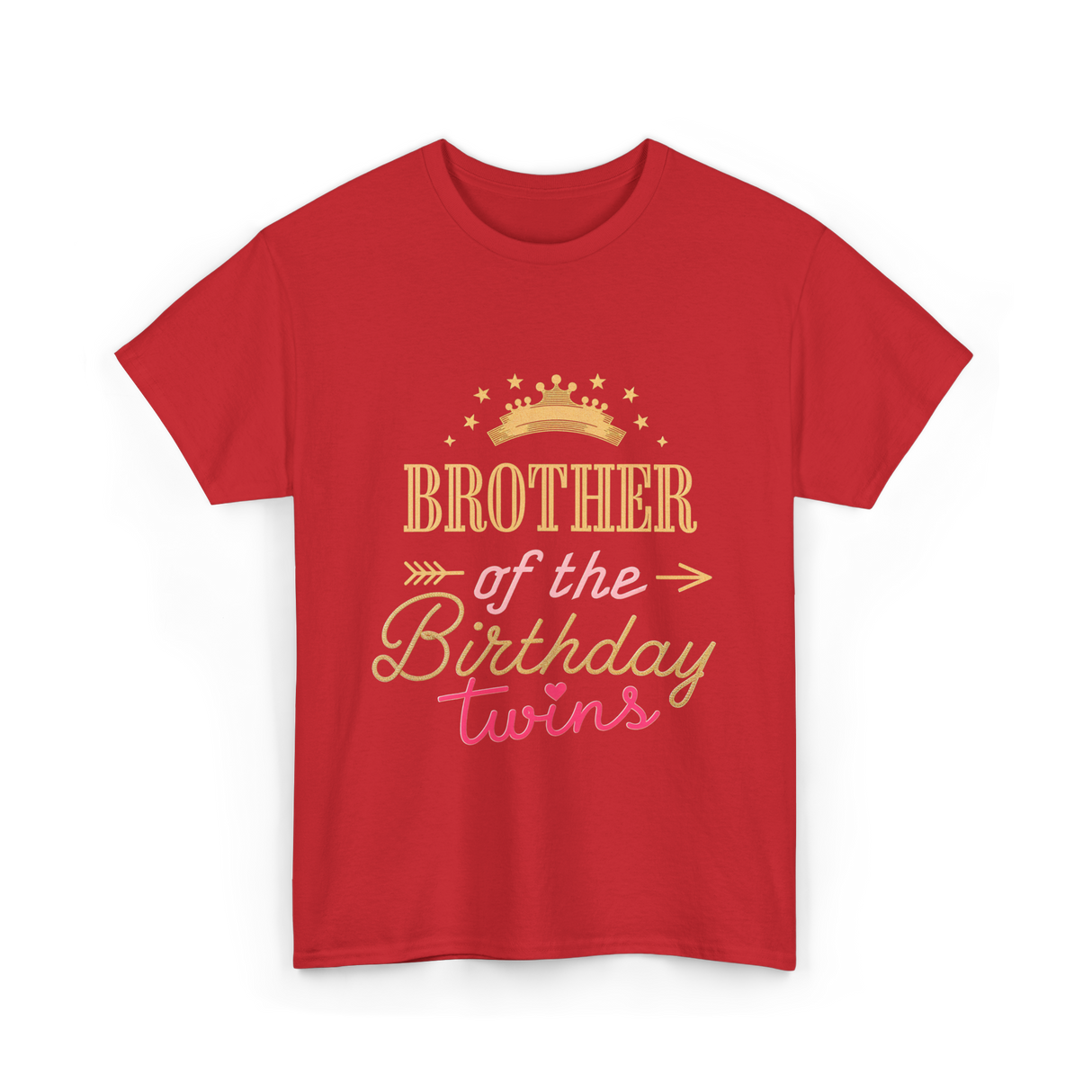 Brother of the Birthday Twins T-Shirt - Red