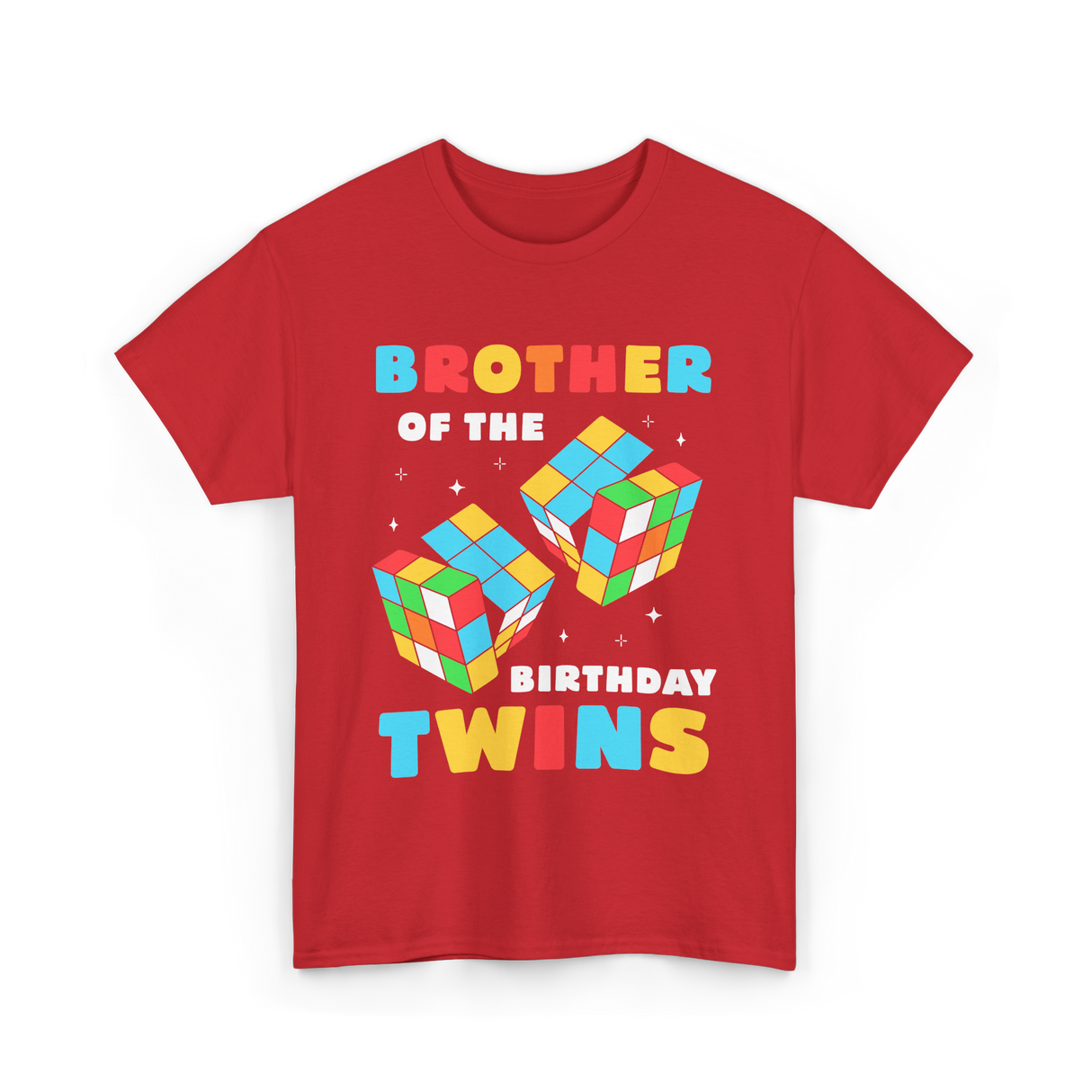 Brother Of The Birthday Twins T-Shirt - Red