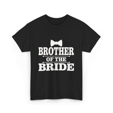 Brother Of The Bride Wedding T-Shirt - Black