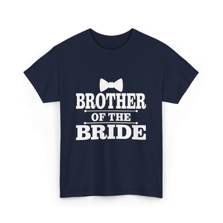 Brother Of The Bride Wedding T-Shirt - Navy