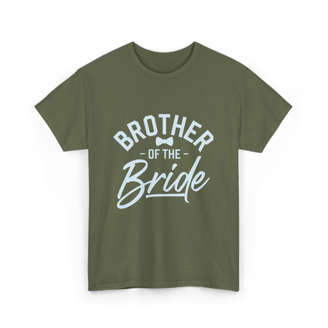 Brother of the Bride Wedding T-Shirt - Military Green