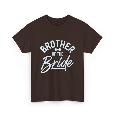 Brother of the Bride Wedding T-Shirt - Dark Chocolate